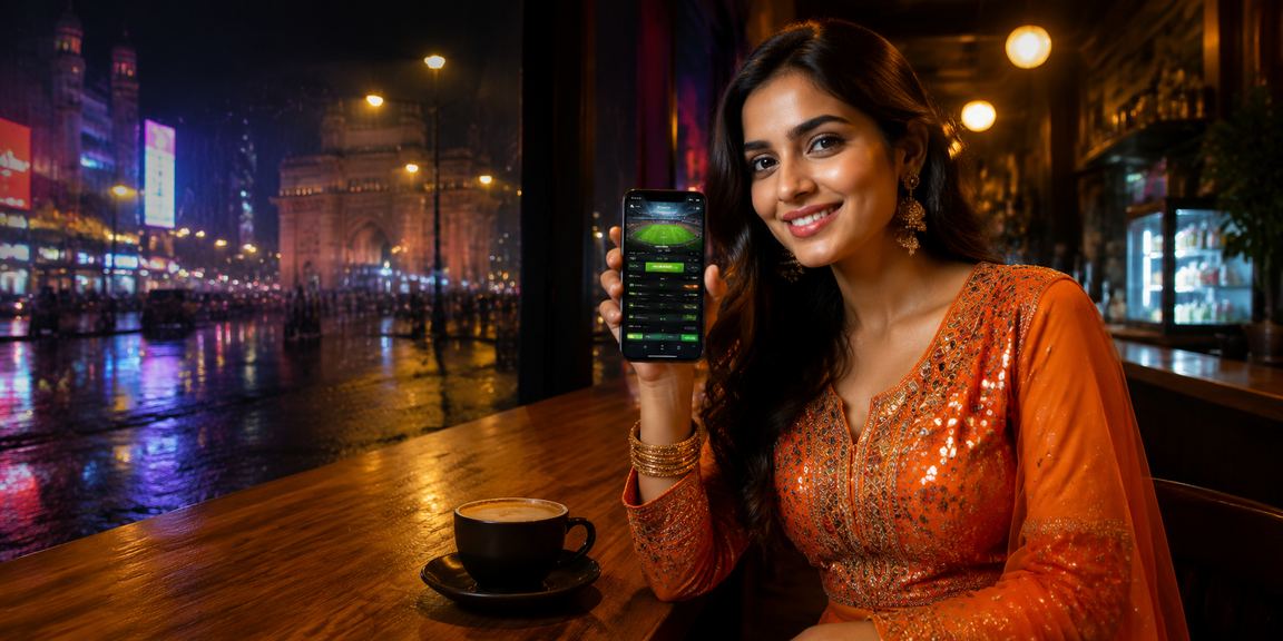 User playing Aviator on mobile in Mumbai